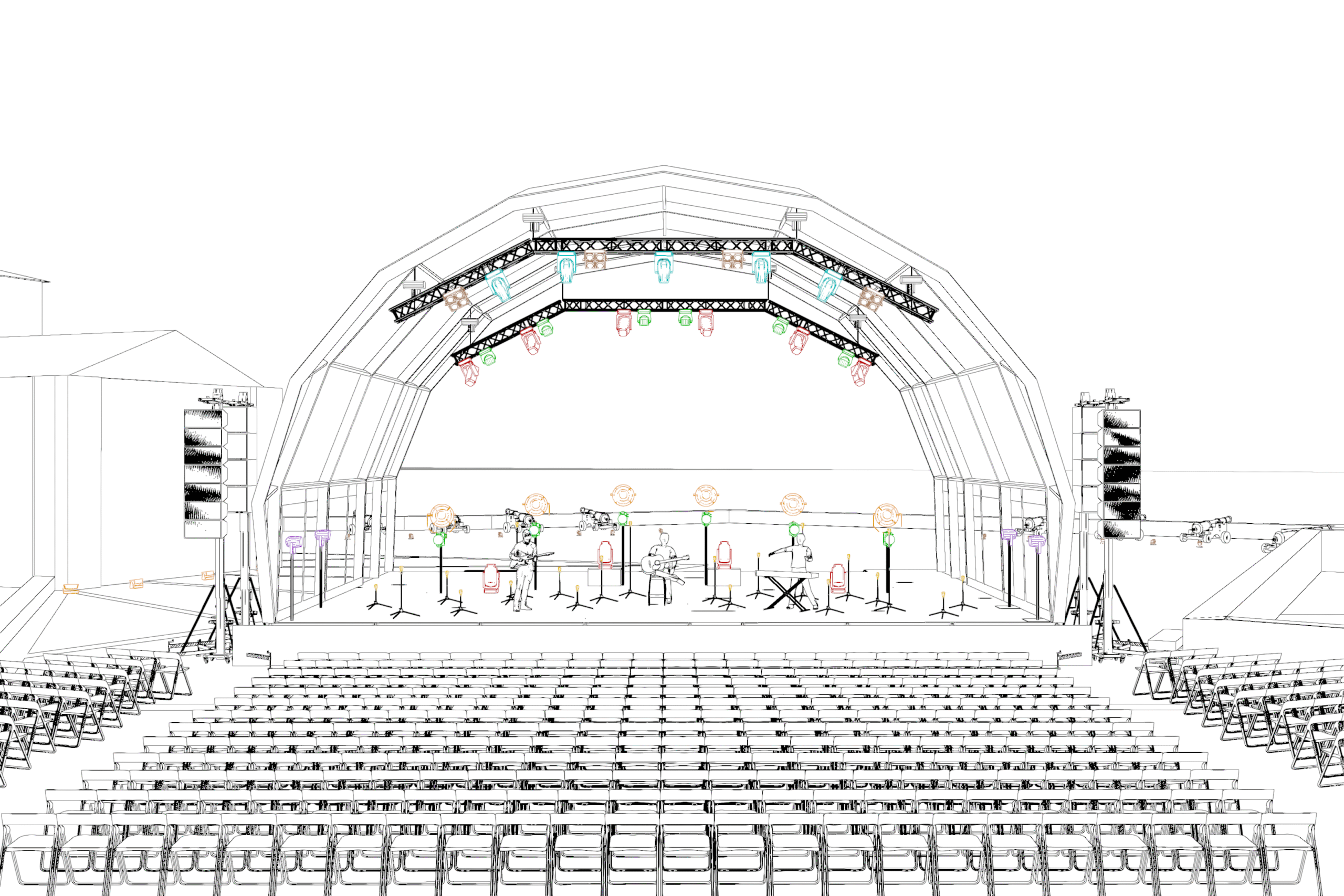 conception image en 3D réalisation LR événement en Vendée